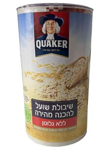 קוואקר שיבולת שועל ללא גלוטן 510 גרם