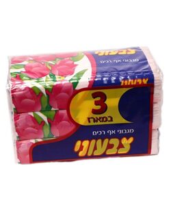 טישו צבעוני שלישייה