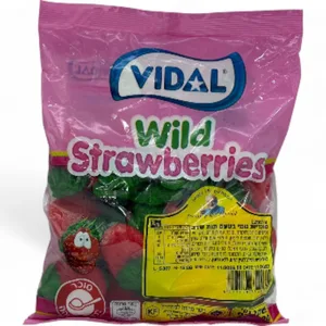 גומי תות גדול 500 גרם וידאל