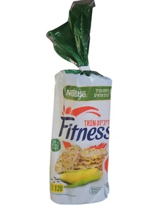 פריכיות פיטנס THIN תירס  ואורז שחור  120 גרם