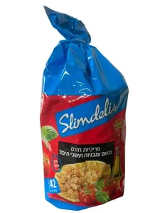 פריכיות תירס סלים דליס בטעם עגבניות ועשבי תיבול