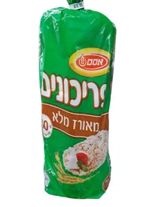 פריכיות אורז מלא 140 גרם