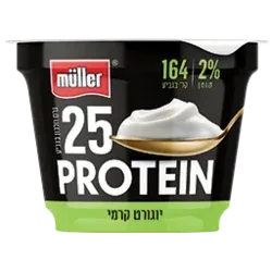 מולר פרוטאין לבן 2% 25 גרם חלבון