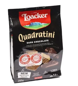 לואקר קוביות בטעם שוקולד מריר 250 גרם