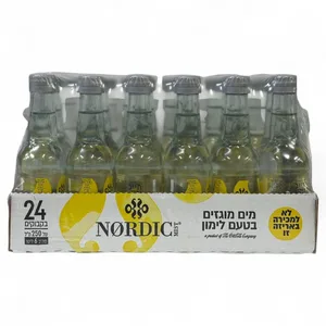 סודה נורדיק לימון עדין 250 מ"ל 24 יח''