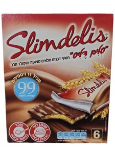 סלים דליס שוקולד לבן מארז 6 יח