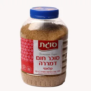 סוכר דמררה צנצנת 1 ק"ג