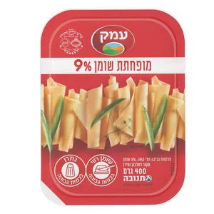 גבינה צהובה עמק לייט 9% 400 גרם פרוס