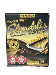 סלים דליס שוקולד מריר מארז 6 יח'
