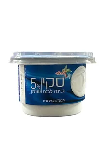 גבינה לבנה סקי 5 % 250 ג'