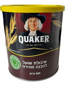 קוואקר שיבולת שועל פחית 500
