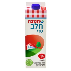 חלב תנובה 1%