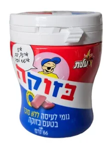 מסטיק בזוקה בקבוקון