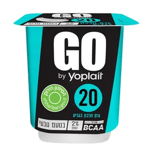 יופלה גו 20 גרם חלבון בטעם טבעי 2%