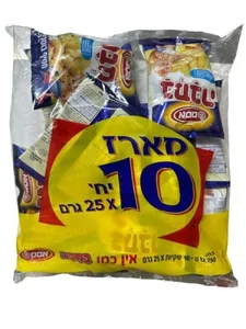 במבה 25 גרם 10 יח'(;מארז);