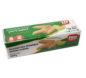 ופלים מן בטעם לימון 200 גרם