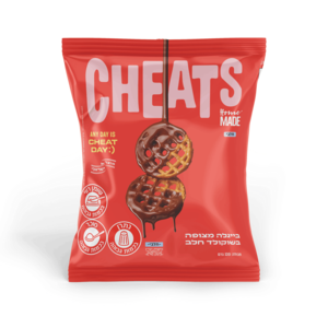 בייגלה רשתות עגול מצופה שוקולד חלב 120 גרם הום מייד