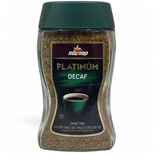 קפה נמס פלטינום נטול קפאין 200 גרם
