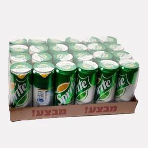 ספרייט זירו פחית 330 מ"ל ארגז 24 יח'