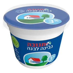 גבינה לבנה 3% 250 גרם