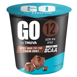 מעדן חלב גו 12 גרם חלבון בטעם שוקולד