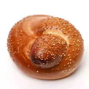 לחמנייה עגולה עם שומשום