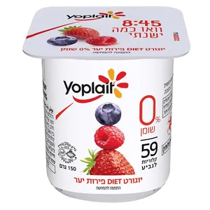 יופלה דיאט בטעם פירות יער 0%