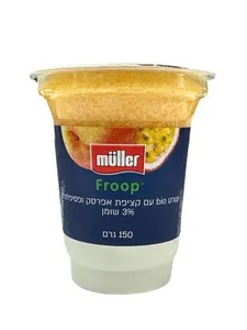 מולר קציפה אפרסק ופסיפלורה פרופ