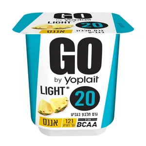 יופלה לייט גו 20 גרם חלבון בטעם אננס