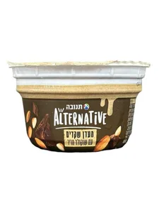 מעדן שקדים בתוספת שוקולד מריר