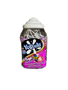 סוכריות על מקל יוגטה מג'יק 100 יח