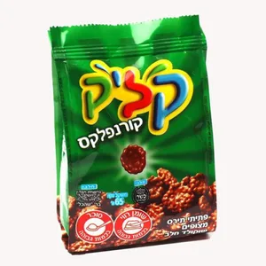 קליק קורנפלקס מצופה שוקולד 65 גרם