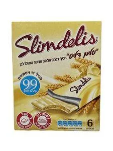 סלים דליס שוקולד לבן מארז 6 יח