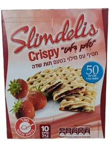 סלים דליס במילוי תות שדה מארז 6 יח