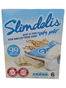 סלים דליס עם שוקולד לבן בטעם יוגורט מארז 6 יח