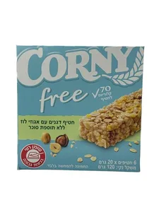 קורני מארז עם אגוזי לוז ללא תוספת סוכר