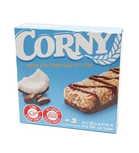 קורני מארז שוקולד חלב וקוקוס
