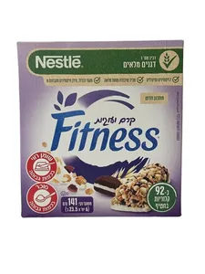 חטיפי פיטנס קרם עוגיות 6 יחידות