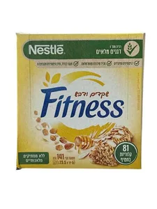 חטיפי פיטנס שקדים ודבש 6 יחידות