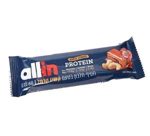 חטיף חלבון ALLIN בטעם קשיו קרמל