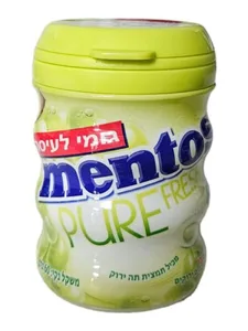 מסטיק מנטוס בקבוקון פיור פרש ענבים ירוקים