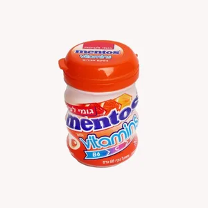 מסטיק מנטוס בקבוקון ויטמין הדרים