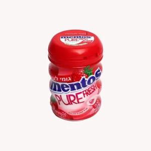 מסטיק מנטוס בקבוקון פיור פרש תות