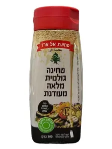 טחינה גולמית לחיץ אל ארז מלאה 300 גרם