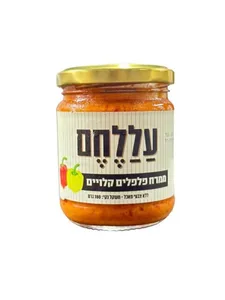 ממרח על הלחם פלפלים קלויים