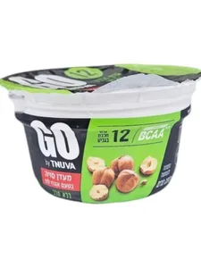 יוגורט חלבון טבעוני בטעם אגוזי לוז