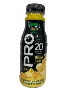 משקה פרו בננה ושיבולת שועל 350 מ"ל