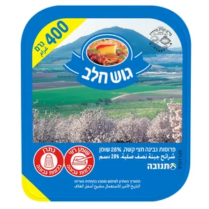 גבינה צהובה גוש חלב 28%