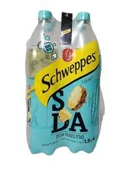 סודה 1.5 ליטר רביעיות בטעם אננס