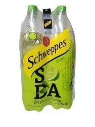 סודה 1.5 ליטר רביעיות בטעם נענע